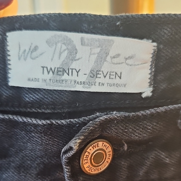 Free People Black Ankle Jeans - Picture 2 of 12